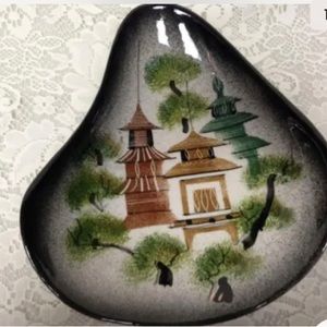 Vintage, Sascha Brastoff, California Art Bowl, Gaudy Blue Willow, 14inx6in